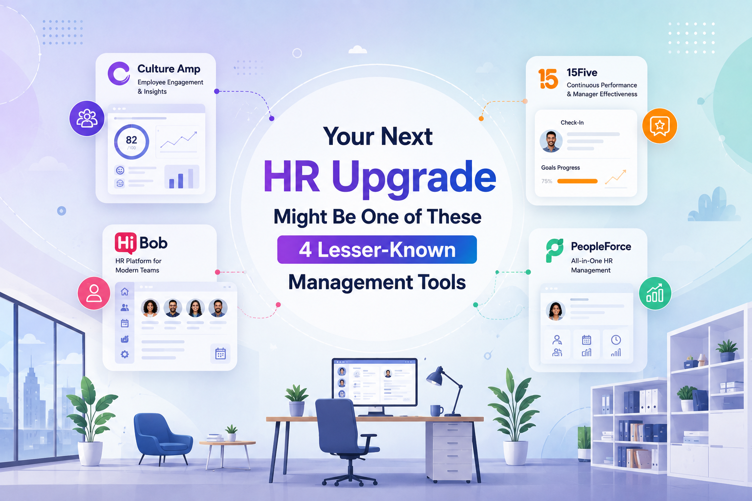 Featured image of modern HR management tools.