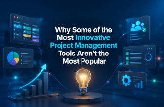 Project management tools innovation illustration
