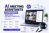 Comparison of the best AI meeting assistants including Otter.ai, Fireflies.ai, Microsoft Copilot, Google Gemini, Read AI, Grain, Fathom, Avoma, and Zoom AI Companion for automated meeting notes, summaries, and action items.