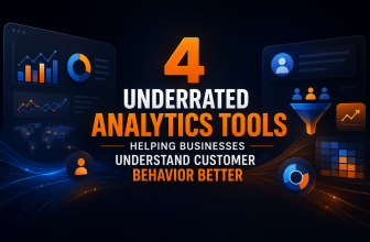 Analytics tools helping businesses understand customer behavior better.