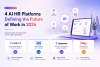 AI HR platforms showcasing TechWolf, 365Talents, Leapsome, and Fuel50 for skills-based workforce management.