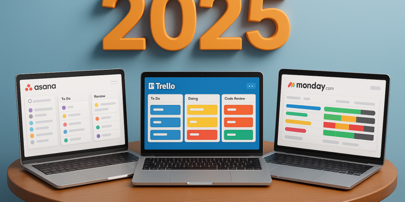 Project Management Tools Showdown: Asana vs. Trello vs. Monday.com in 2025