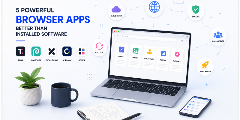 These Browser Apps Are Surprisingly Better Than Installed Software: 5 Underrated Browser Apps Worth Trying