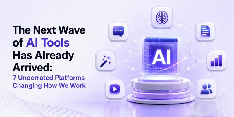 The Next Wave of AI Tools Has Already Arrived: 7 Underrated Platforms Changing How We Work