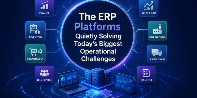 The ERP Platforms Quietly Solving Today’s Biggest Operational Challenges