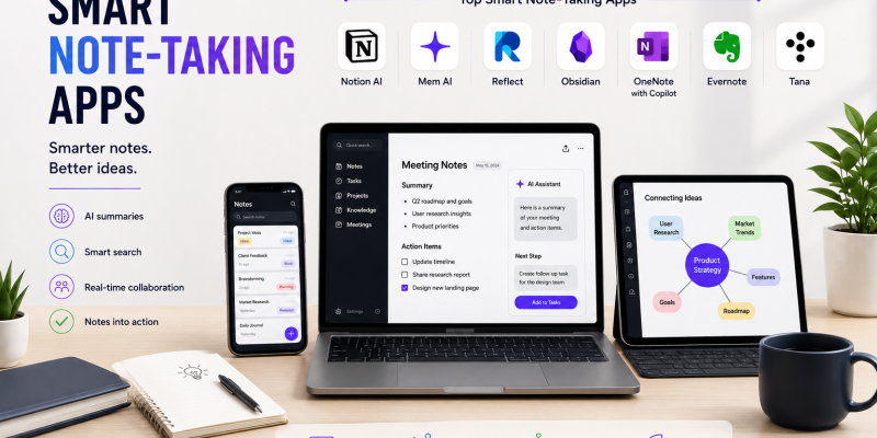 Smart Note-Taking Apps That Do More Than Organize Notes