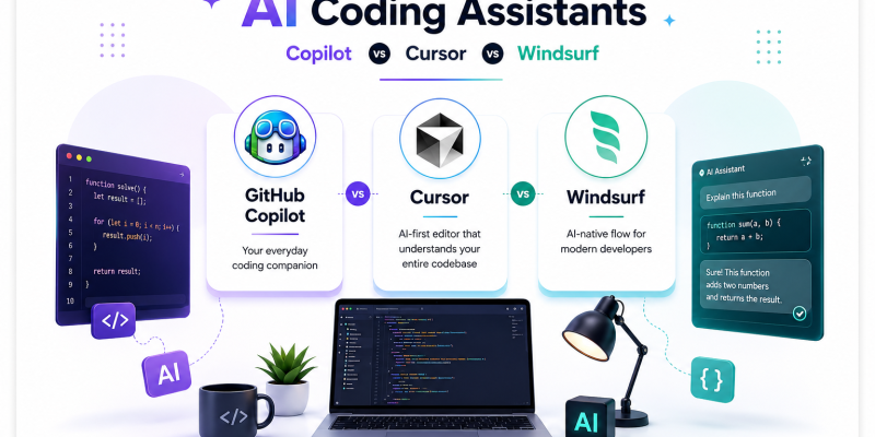 GitHub Copilot vs Cursor vs Windsurf: Which AI Coding Assistant Will Make You a Better Developer?