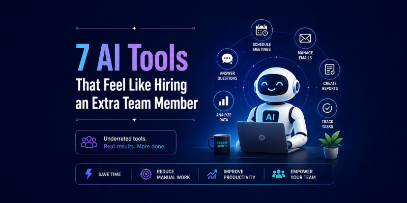 7 AI Tools That Feel Like Hiring an Extra Team Member (That Most Businesses Haven’t Discovered Yet)