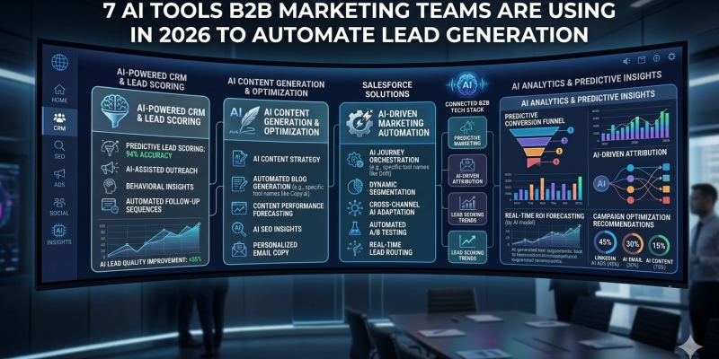 7 AI Tools B2B Marketing Teams Are Using in 2026 to Automate Lead Generation